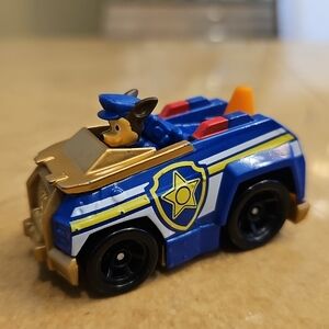 PAW Patrol Chase Classic Large Logo Deluxe Vehicle True Metal Nickelodeon‎